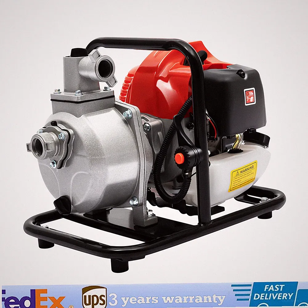 1" 1.7 Hp Gas Power Semi-trash Water Pump High Pressure Irrigation Transfer Pump