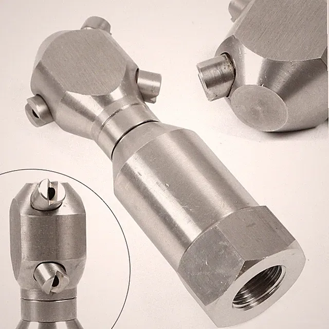 1/2" Rotating Jetter Head Nozzle Pressure Washer Drain Sewer Hose Cleaner 3 Jet