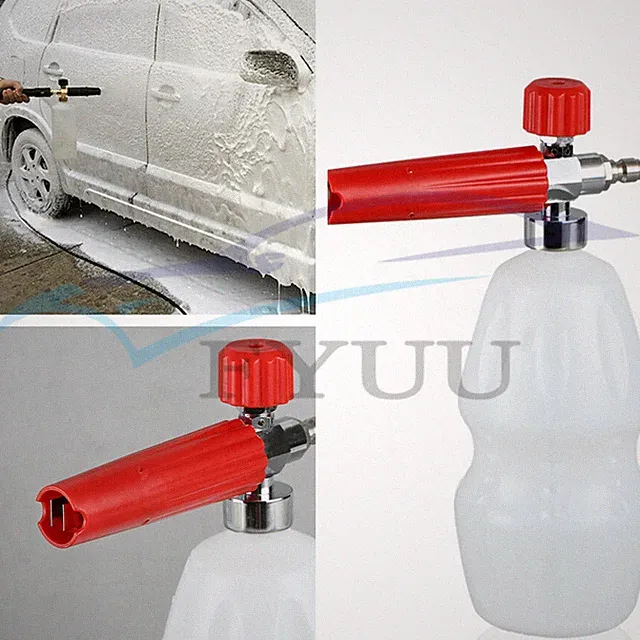 1/4" 1L High Pressure Universal Car Washer Foam Soap Bottle Spray Jet Cannon Gun