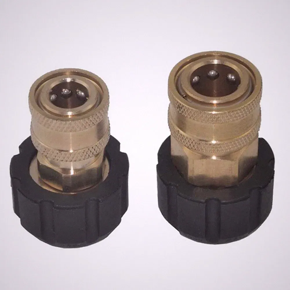 1/4 3/8 inch Quick Connect Female to M22 14 15 mm Female Pressure Washer Adapter