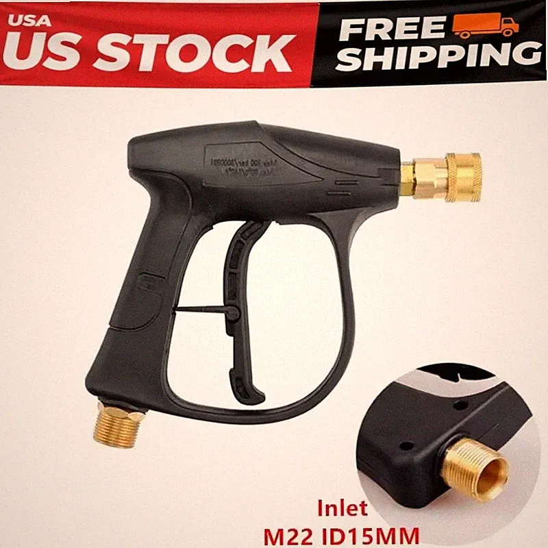 1/4" 4000 PSI Pressure Washer Gun – Short Wand Foam Spray Nozzle