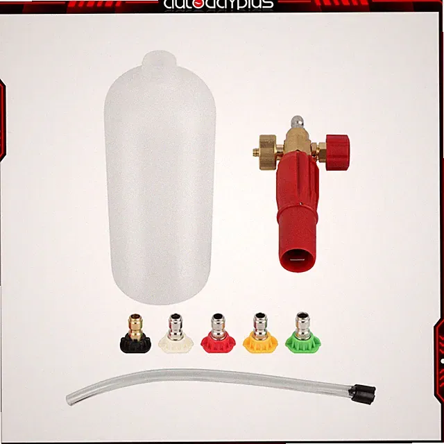 1/4" 5 Nozzle Tips Heavy Duty Foam Cannon Professional Car Wash Pressure Washer