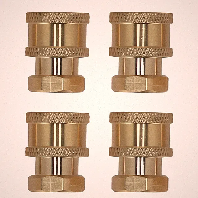 1/4" Female NPT Brass Adapter for Pressure Washer Gun Wand Nozzle Connection