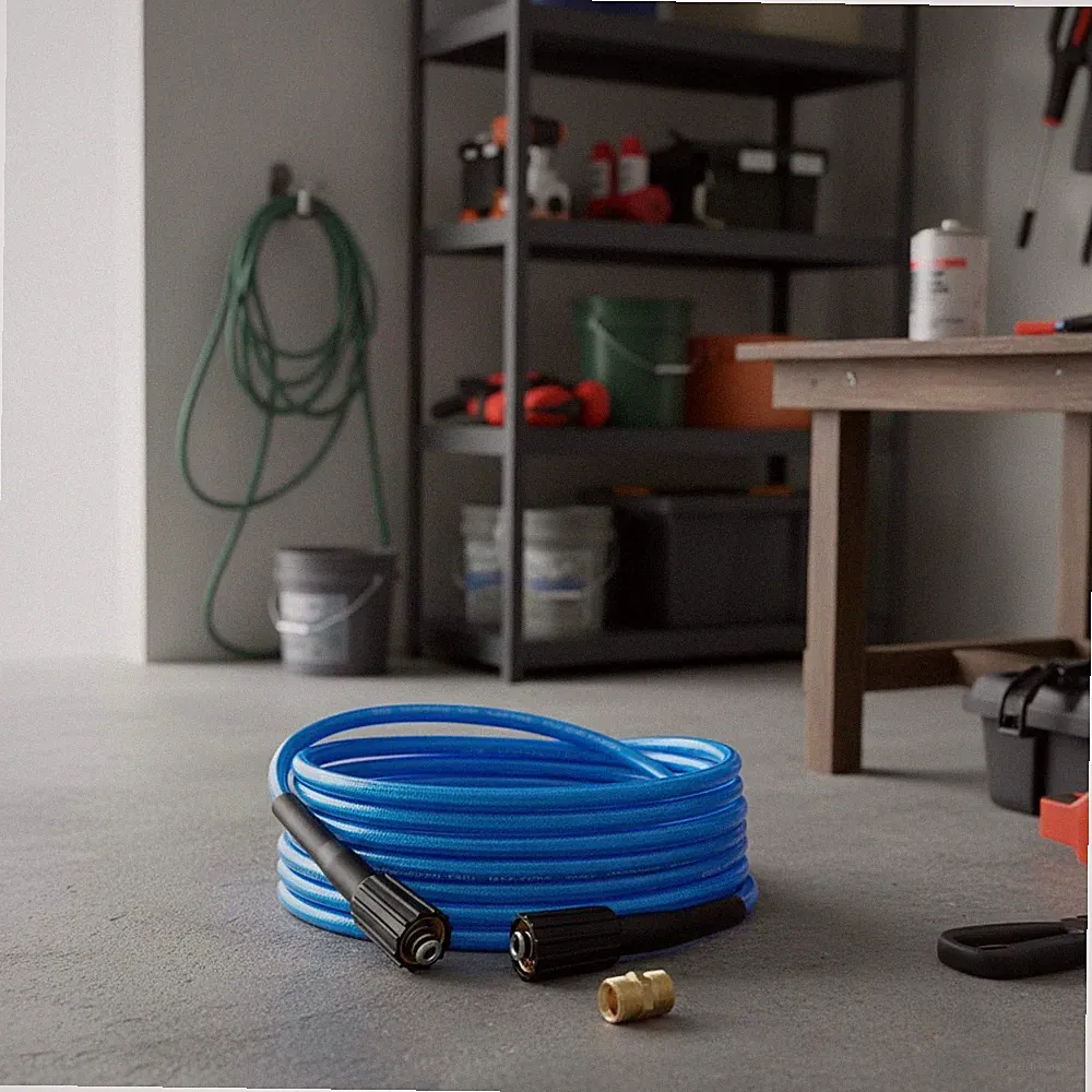 1/4 In. X 25 Ft. 3000 PSI Pressure Washer Hose with M22 Fittings