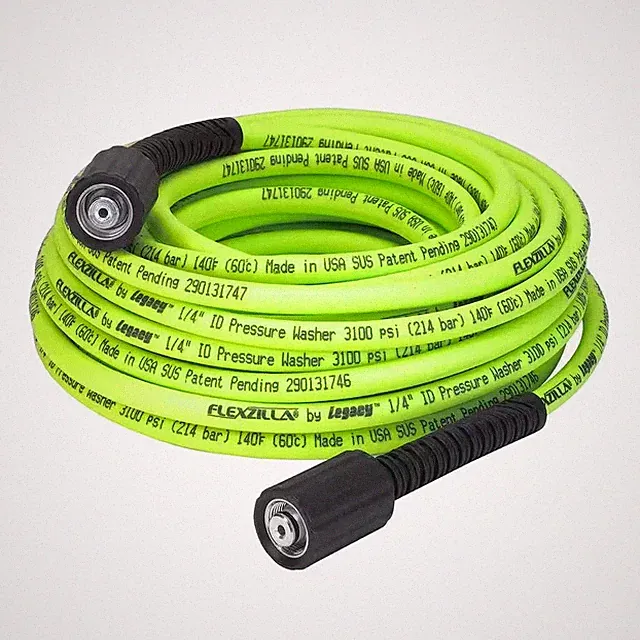1/4 In. X 50 Ft. 3100 PSI M22 Fittings No Kink Flexible Pressure Washer Hose