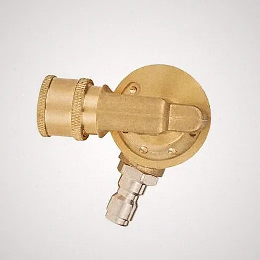 1/4 Quick Connect Pivoting Coupler for Pressure Washer, 240 Degree Rotation