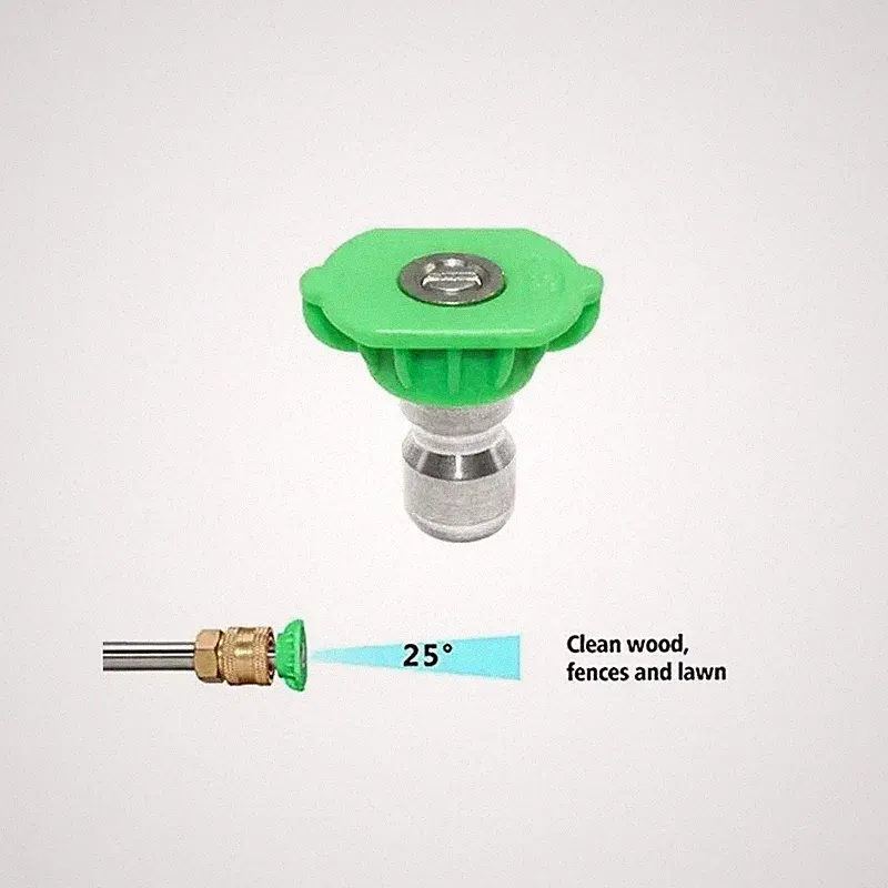 1/4" Quick Connect Pressure Washer Nozzle Tips, Multiple Degrees Spray 4000PSI