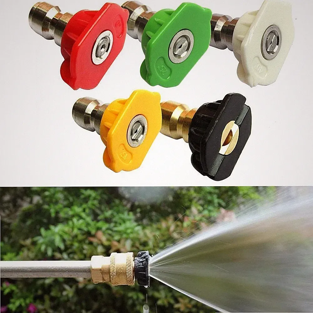 1/4" Quick Connect Replacement Power Washer Spray Nozzle Pressure Washing Tips