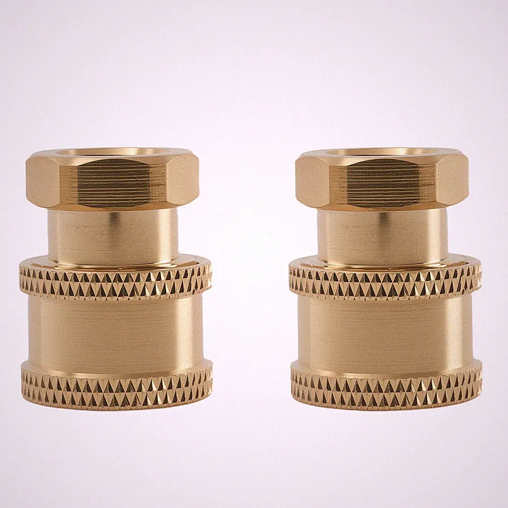 1/4" Quick Connect to Female NPT Pressure Washer Coupler Adapter Brass 5000 PSI