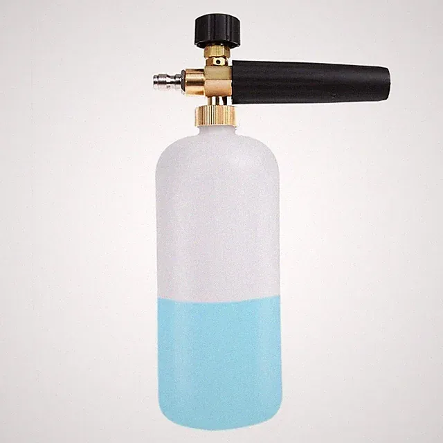 1/4" Snow Foam Cannon Pressure Washer Gun Car Wash Soap Lance 1L Bottle 3000 PSI