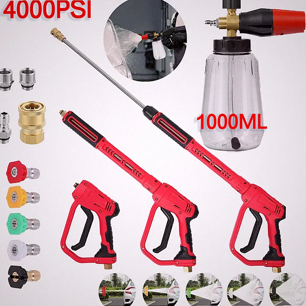 1/4" Snow Foam Lance & Bottle Sprayer for Pressure Washer - Car Wash Tool
