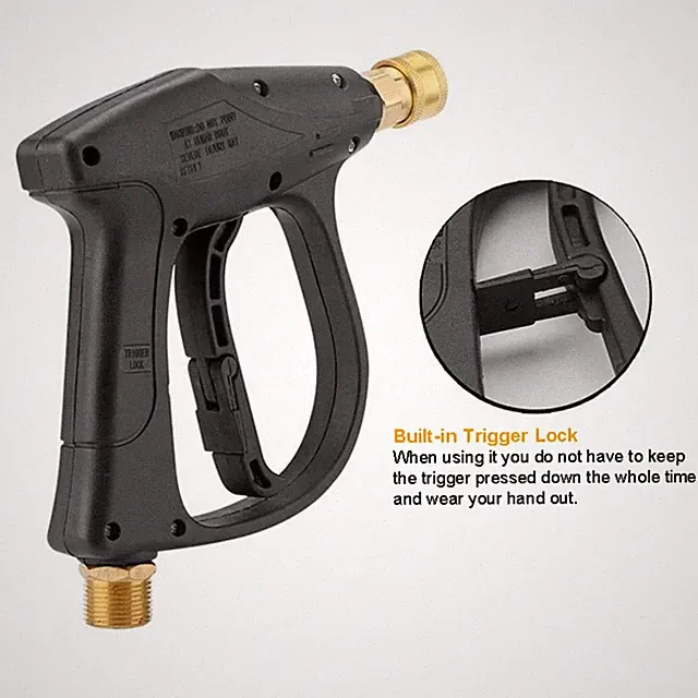 1/4" Snow Foam Soap Lance Cannon Pressure Jet Bottle Spray Washer Gun Car Washer