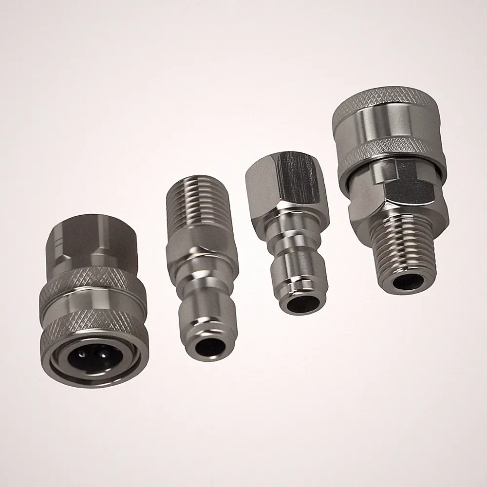 1/4" Stainless Steel Quick Connect Adapter for Pressure Washer NPT 4pcs