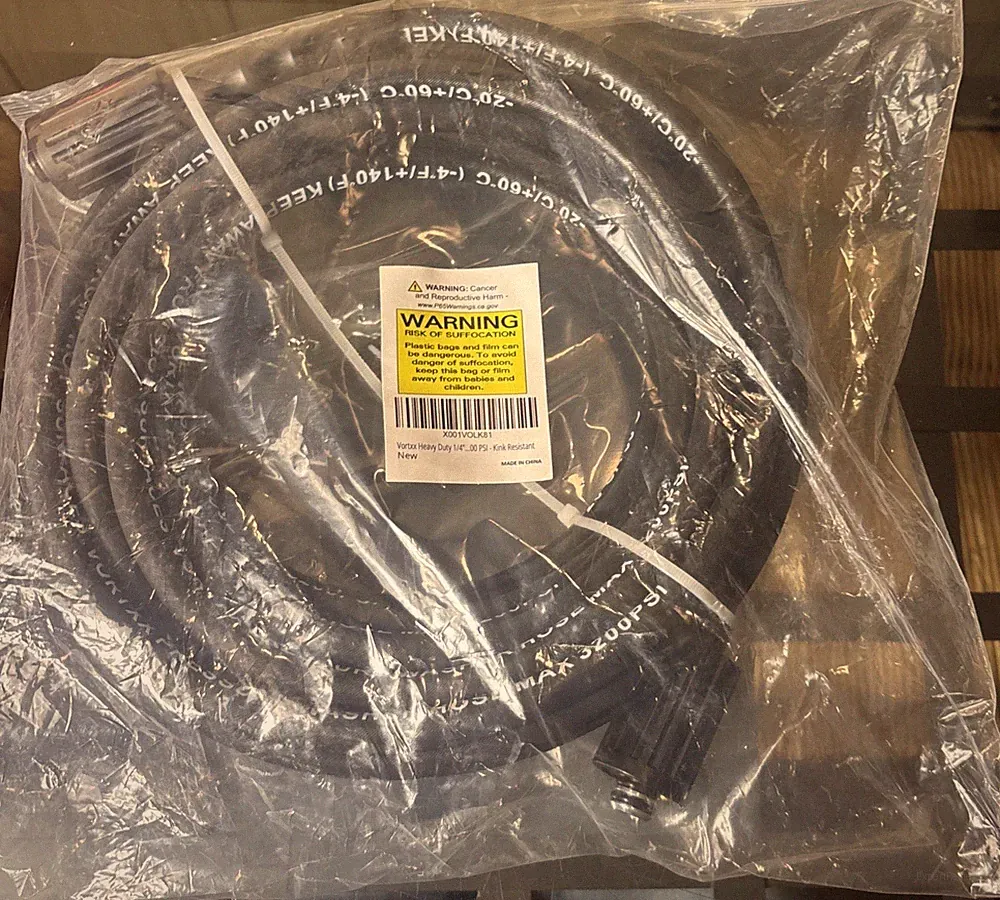 1/4" x 30FT Heavy Duty Pressure Washer Hose,M22-14mm, 3200 PSI