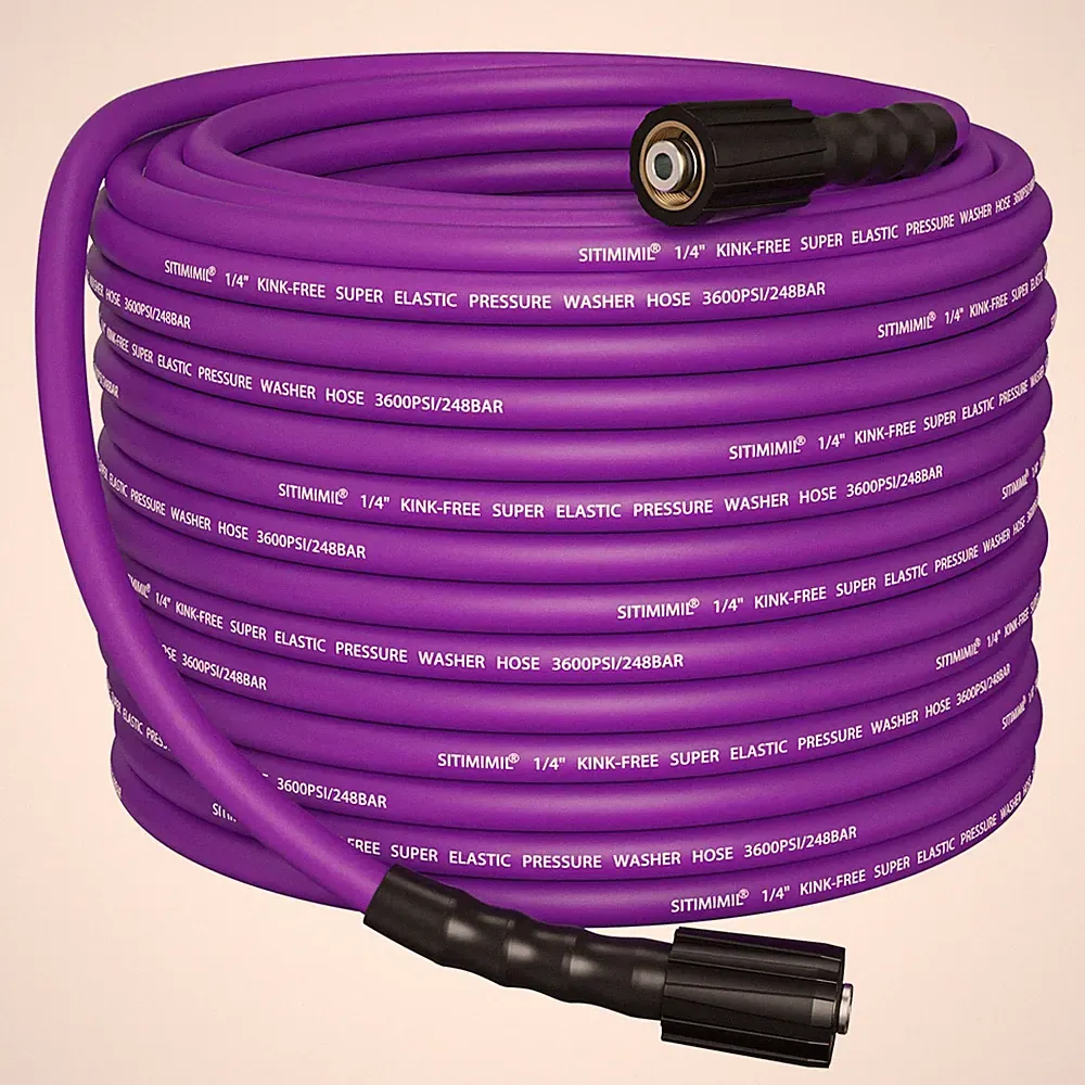 1/4in 50ft Pressure Hose 3600PSI KinkResistant M22/14mm for Ryobi & TroyBilt