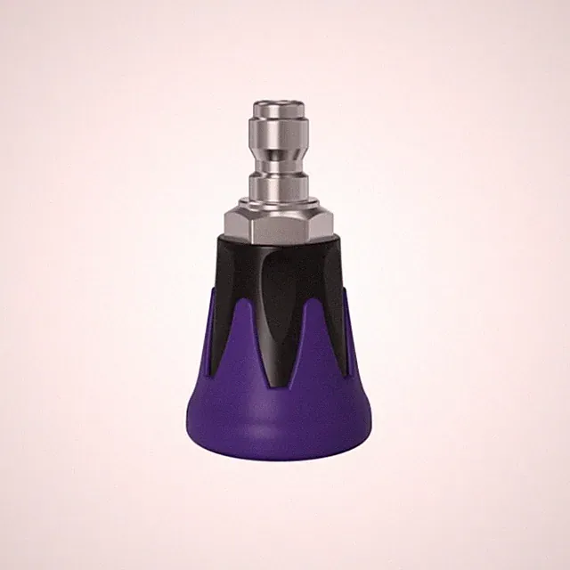 1/4Inch High Pressure Car Washer Nozzle Stainless Steel 40° Wide Angle Sprayer