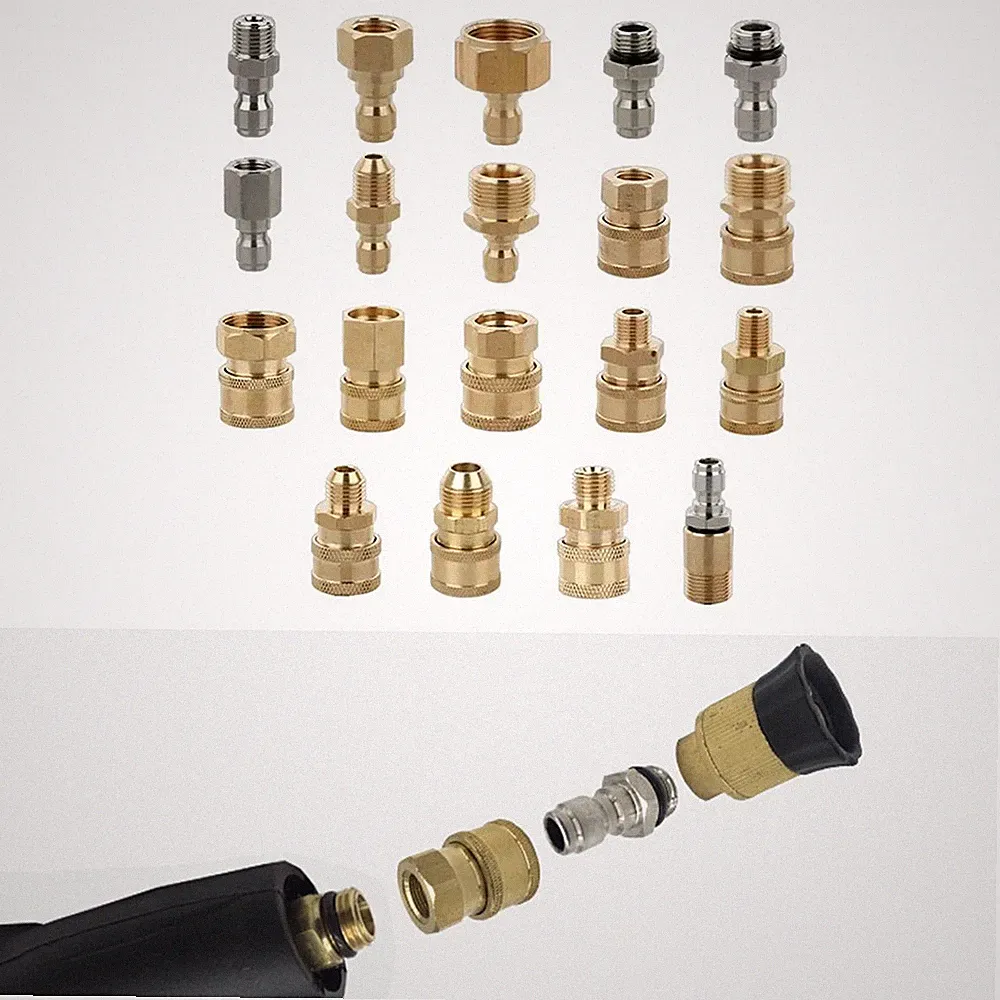 1/4Inch Quick-Release Connector Coupler Fitting For High Pressure Washer & Hose
