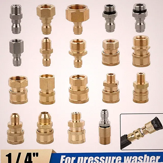 1/4Inch Quick-Release Connector Coupler Fittings/For High Pressure Washer & Hose