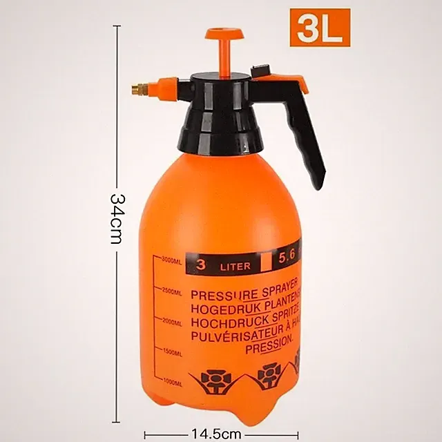 1.5/2.0/3.0L Car Washing Pressure Spray Pot Auto Clean Pump Sprayer Pressurized