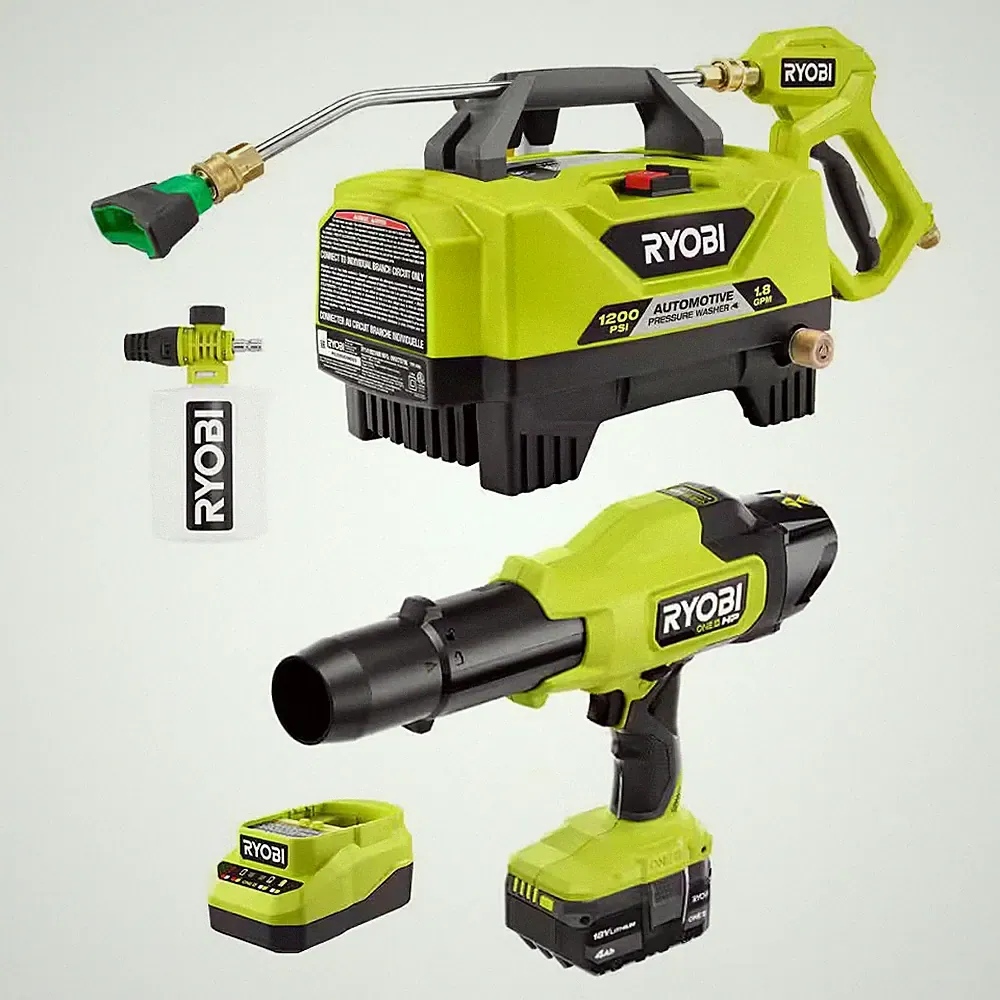 1.8 GPM Automotive High Flow Pressure Washer with ONE+ HP 18V Brushless 220 CFM