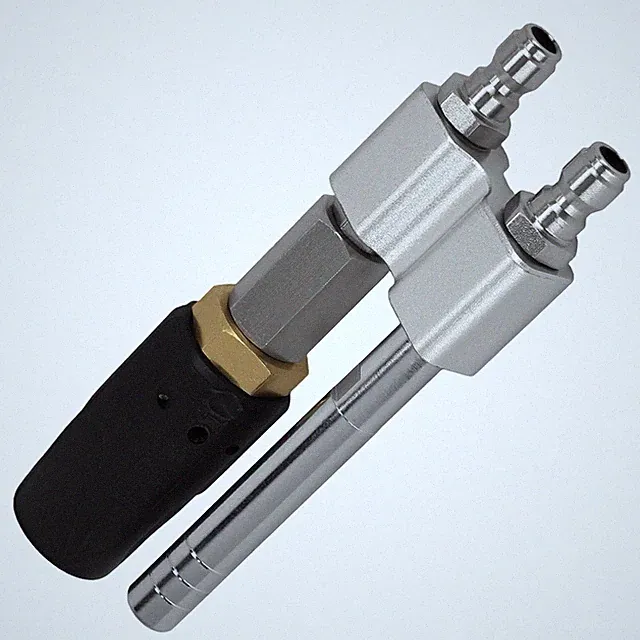 1* Adjustable 2-in-1 Pressure Washer Nozzle Brass 6000 PSI Soft Wash 0-60° 1/4"