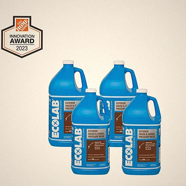 1 Gal. Exterior House and Siding Pressure Wash Concentrate Cleaner; Removes Alga