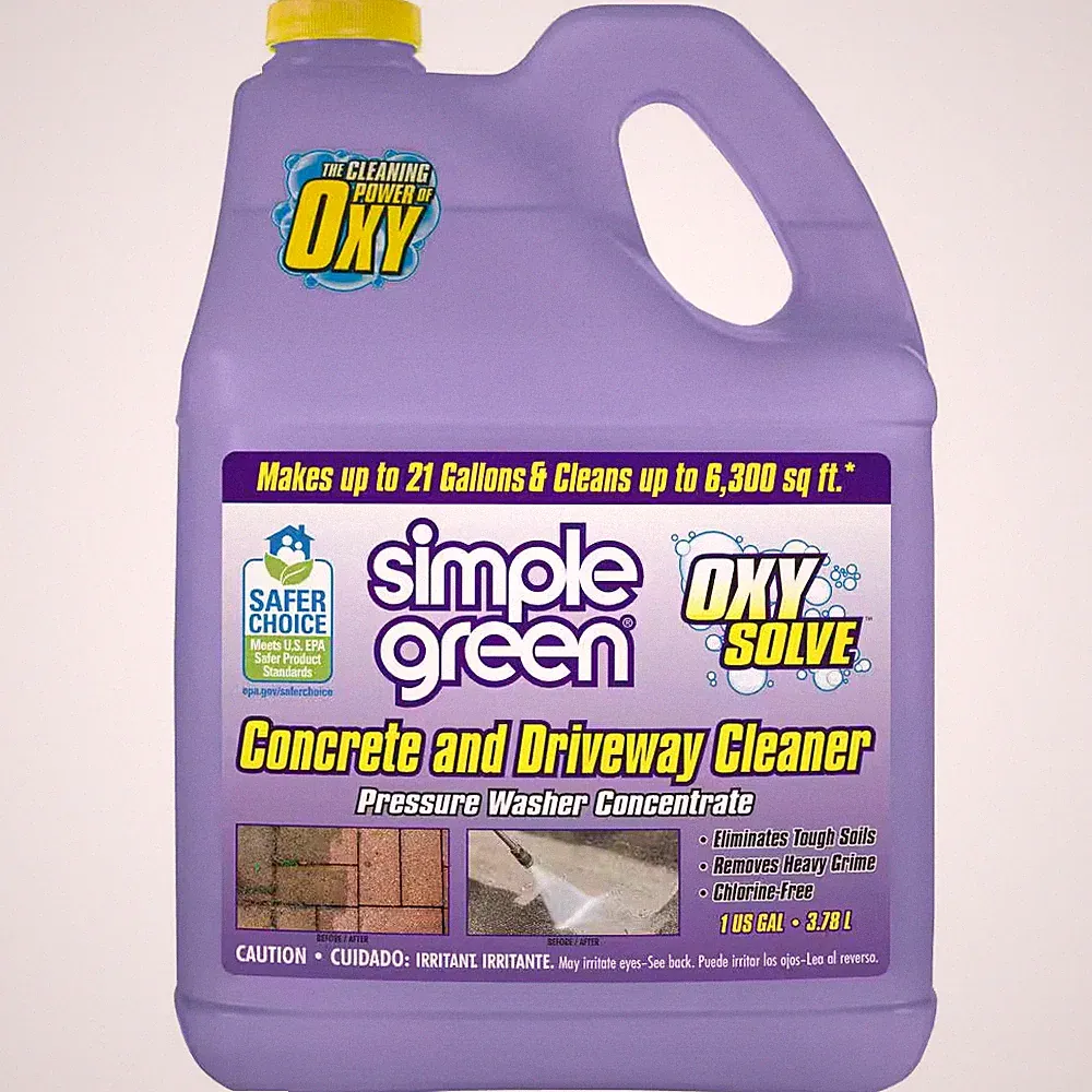 1 Gal. Oxy Solve Concrete and Driveway Pressure Washer Concentrate Outdoor Clean
