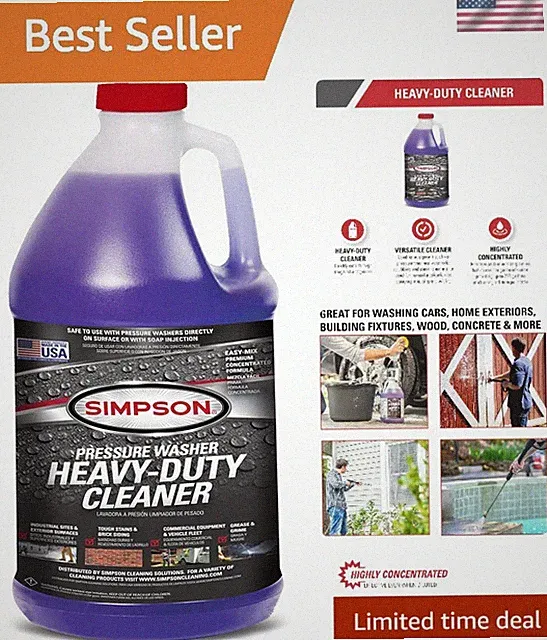 1 Gallon of Purple Heavy-Duty Cleaner: Concentrated Solution for Tough Grease