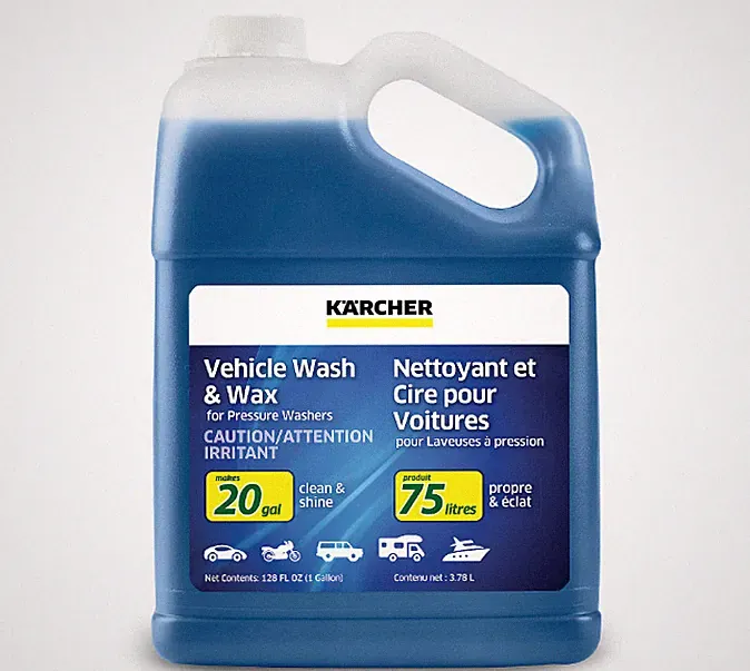 1 Gallon Vehicle Wash Concentrate for Pressure Washer Car Cleaning Soap