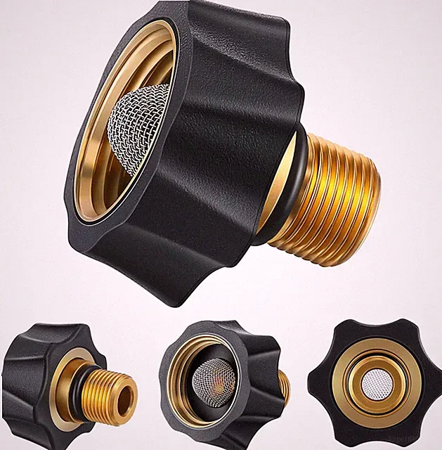 1 Pack Garden Hose to Pressure Washer Adapter 3/4"Female to 3/8" Male Water Inle