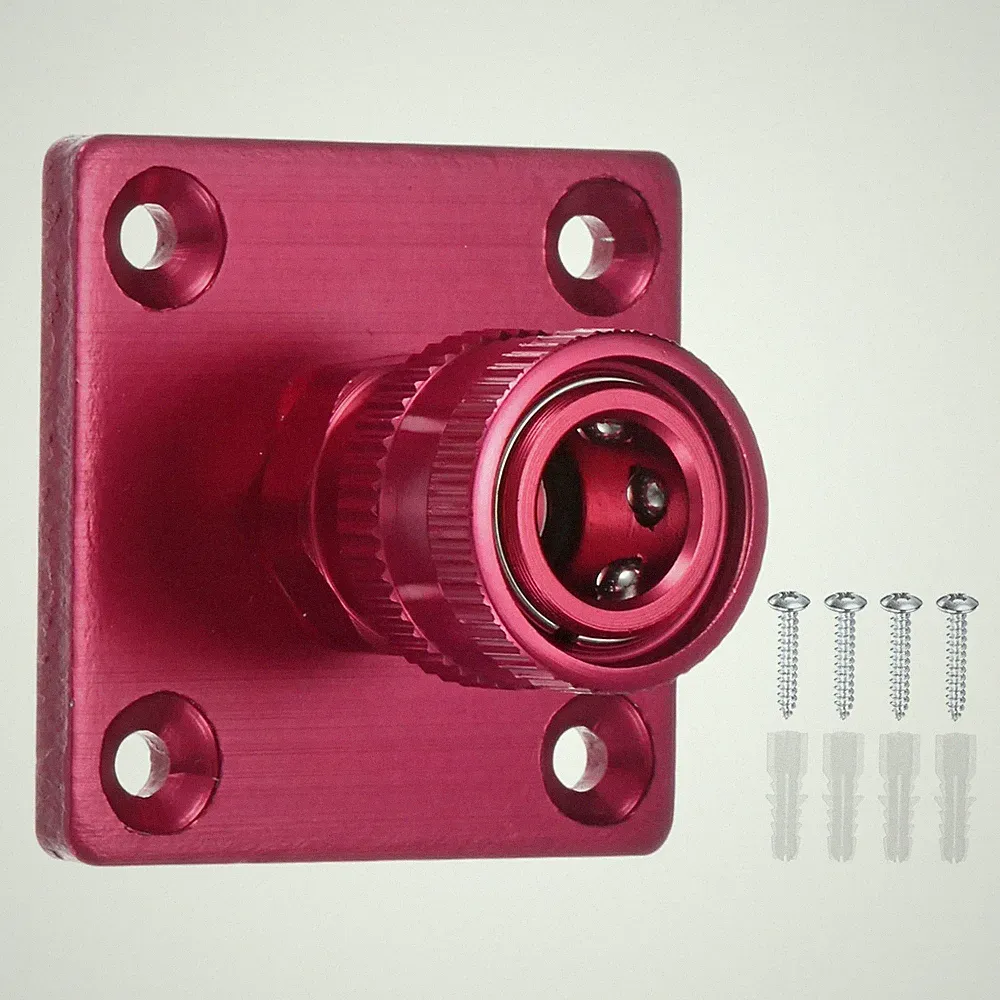 1-Pack Pressure Washer Nozzle Holder, 1/4" Quick Connect Storage Rack, Red