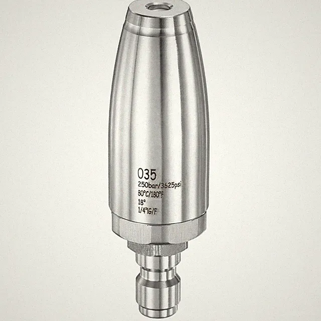 1-Pack Pressure Washer Turbo Nozzle Tips Set, 360° Rotating, 3.5 GPM [Silver]