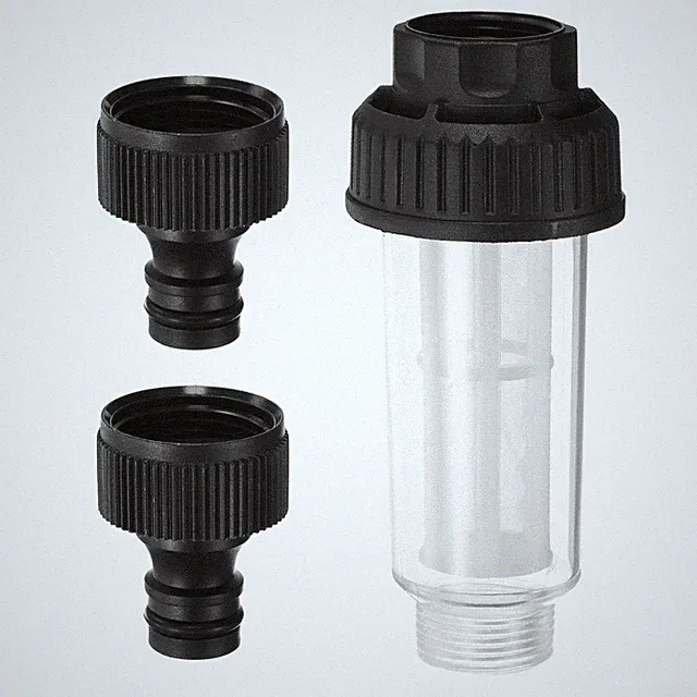 1-Set 100 Mesh PP High Pressure Washers Water Filter Fit and Barb Connections