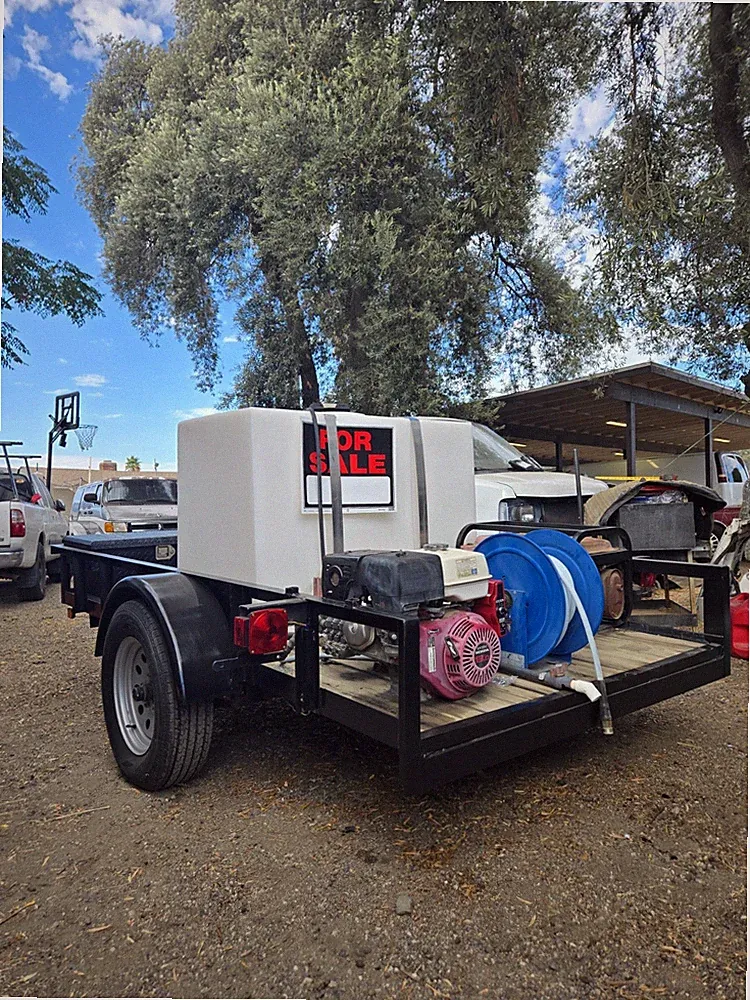 10 ft pressure washing trailer Honda Gx390 Gas Gen Air Comp 180 Gal Tank SHIPPIN