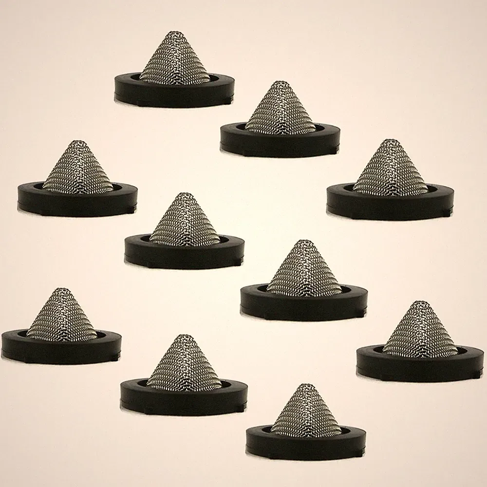 10-Pack - Inlet Tube Screen Filters for Pressure Washer Water Pump Stainless