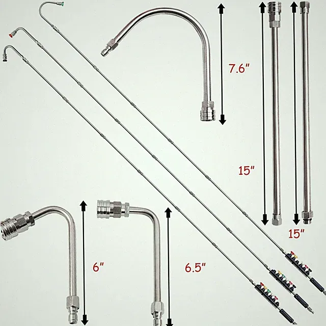 10 Pack Pressure Washer Extension Wand with Nozzles