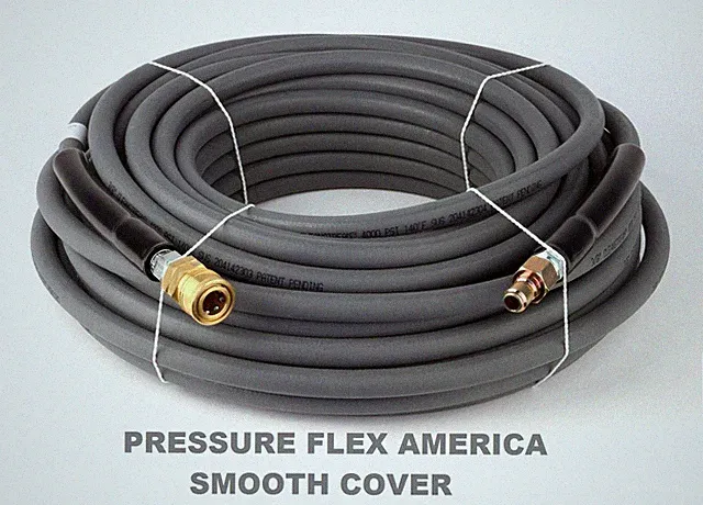 100 ft 3/8" Pressure Washer Hose Gray Non-Marking 4000 PSI 275 Degrees 100'