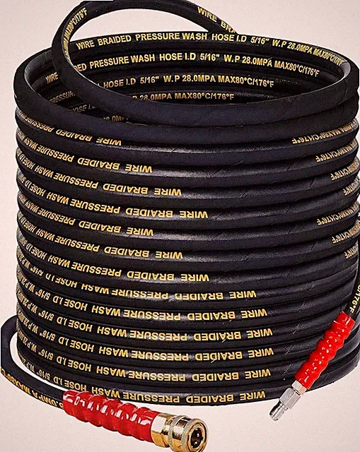 100 FT Kink Resistant Pressure Washer Hose, 4000 PSI with Quick Connect