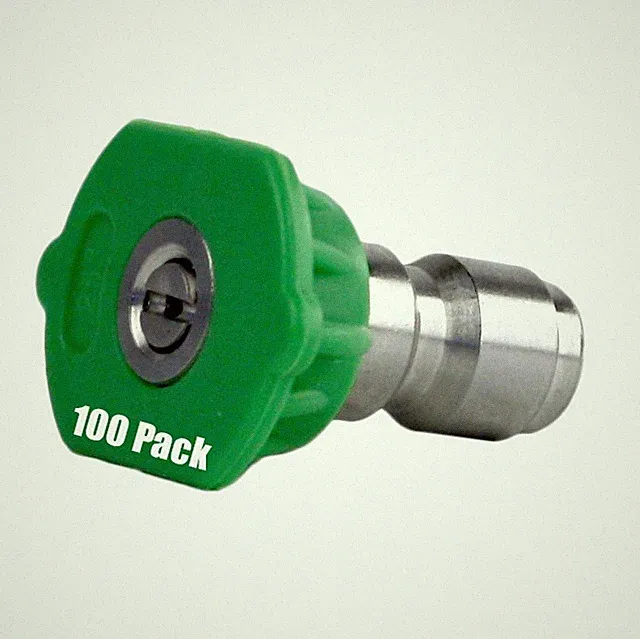 100 Pack Erie Tools Pressure Washer 1/4" Quick Connect 25 Degree 3.0 Nozzles