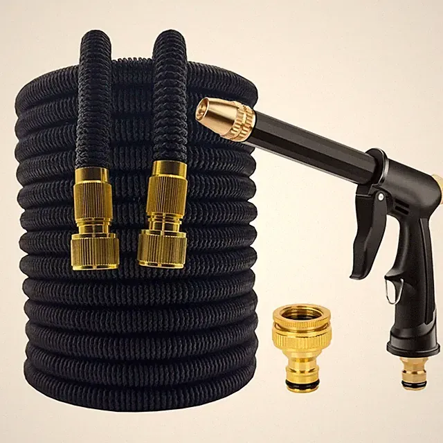100FT Garden Hose Expandable Magic Pipe & High Pressure Car Wash Multifunctional