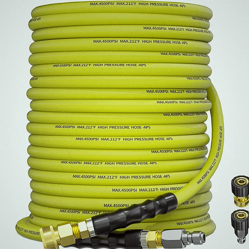 100FT Pressure Washer Hose 3/8" 4500PSI Kink Resistant