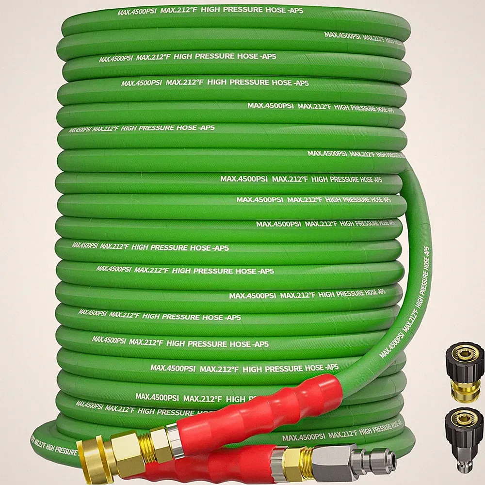 100FT Pressure Washer Hose 3/8" 4500PSI Kink Resistant | Power Washer Hose St...