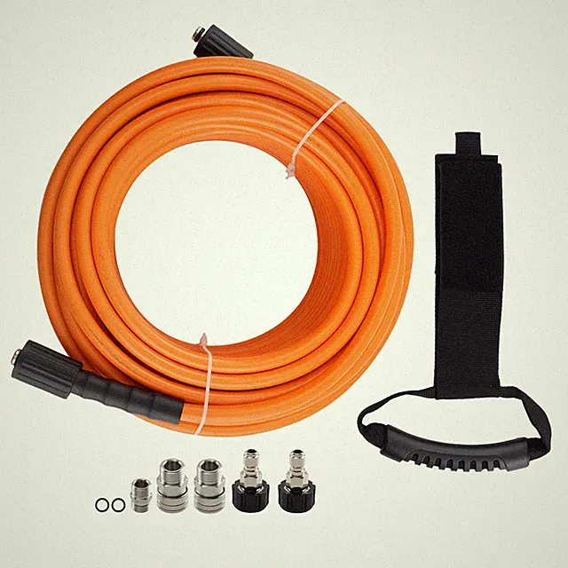 100FT Pressure Washer Hose 5800PSI With M22-14mm to 3/8" Coupler Kink Reistant