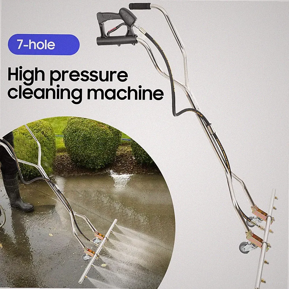 100x160cm 7-Hole Water Broom For Hot and Cold Water Pressure Washer 5000PSI