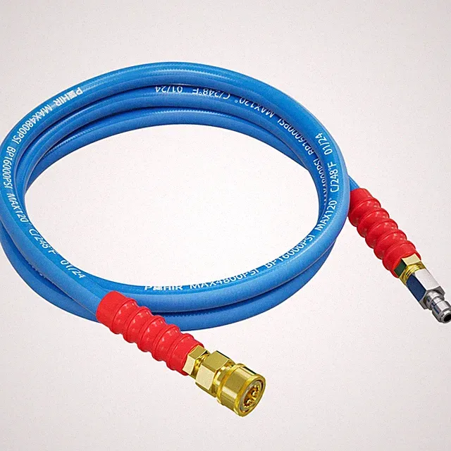 10ft Pressure Washer Hose 3/8" 4800 PSI, No Marking Kink Free Hose with Quick...