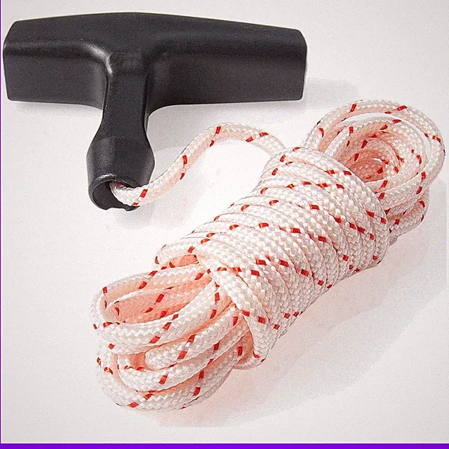 10FT Pull Cord Rope Replacement with Handle For Lawn Mower Generator, Weed Eater