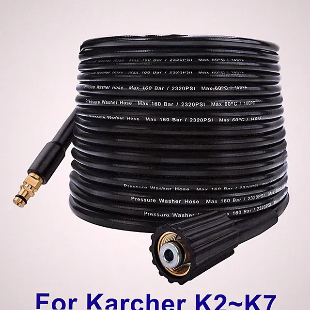 10m High Pressure Washer Hose Pipe Cord Water Cleaning Hose Pressure Washer Sink