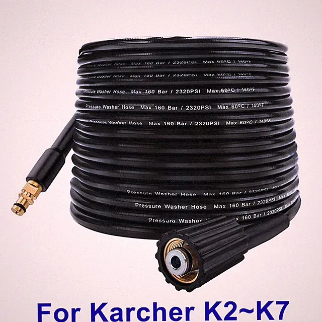10m Washer Hose Pipe Cord Water Cleaning Hose for Karcher Pressure Washer Sink