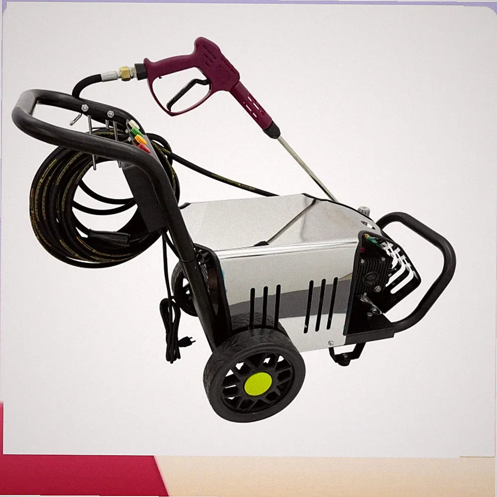 110V 3700W Electric Pressure Washer 180bar Industrial Car Cleaner with 4 Nozzles