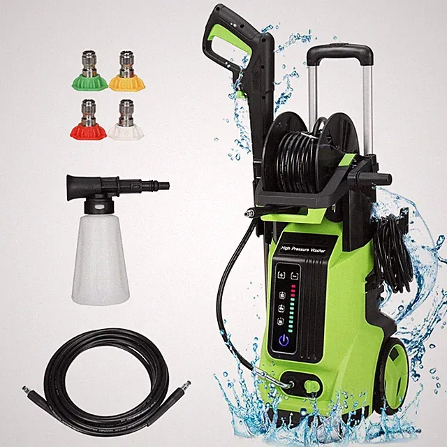110V,3800PSI 102A 110V,3800PSI,1800W high pressure cleaner Green